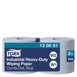 Tork Papel de Secado Industrial Ultrarresistente Azul W1/2